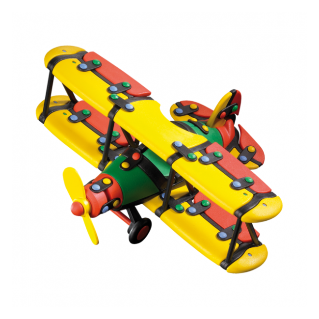 Jucarie de construit mic-o-mic 3D Biplanor 089.026, 25.9 cm