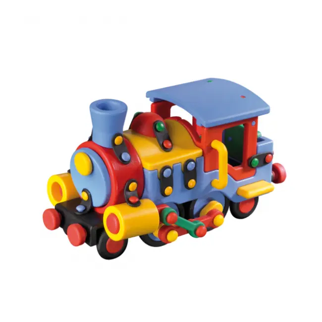 Jucarie de construit mic-o-mic 3D Locomotiva 089.027, 19.1 cm