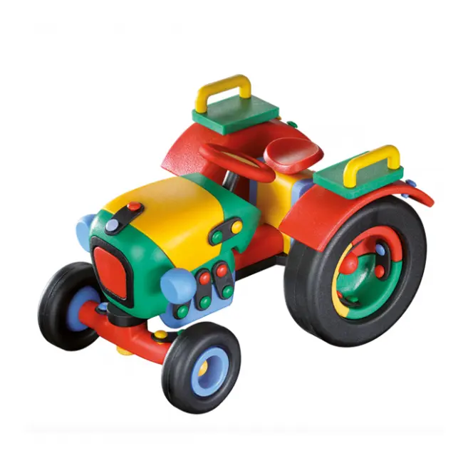 Jucarie de construit mic-o-mic 3D Tractor 089.071, 16.5 cm