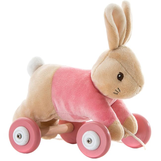 Jucarie din plus cu roti Flopsy Rabbit