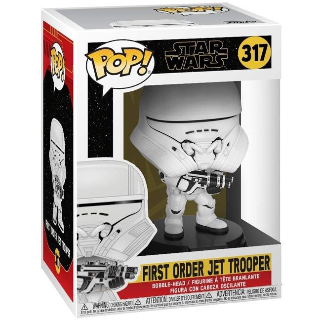Figurina Jet Trooper cu cap mobil, Star Wars, 10.5 cm