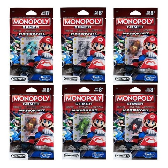 Set 6 mini-figurine Super Mario Monopoly (5 personaje)
