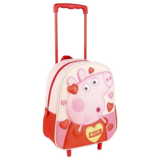 Troler Cerda Peppa Pig 3D Glitter, 25x31x10 cm