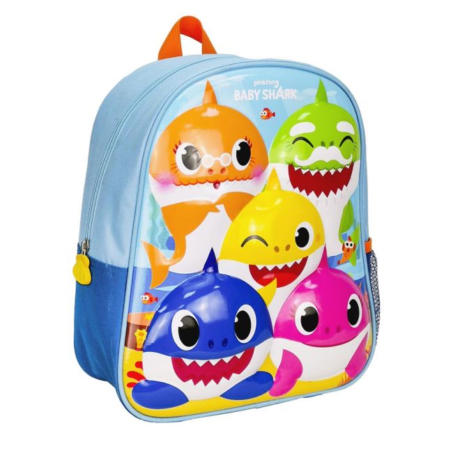 Rucsac Cerda Baby Shark 3D Premium, 26x31x10 cm