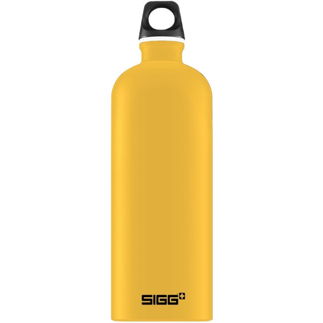 Bidon din aluminiu Traveller Mustard Touch, 1l