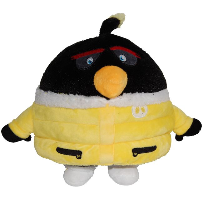 Jucarie din plus Bomb winter outfit, Angry Birds, 20 cm
