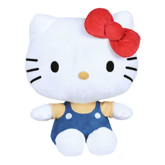 Jucarie din plus Hello Kitty Icon, Albastru, 22 cm
