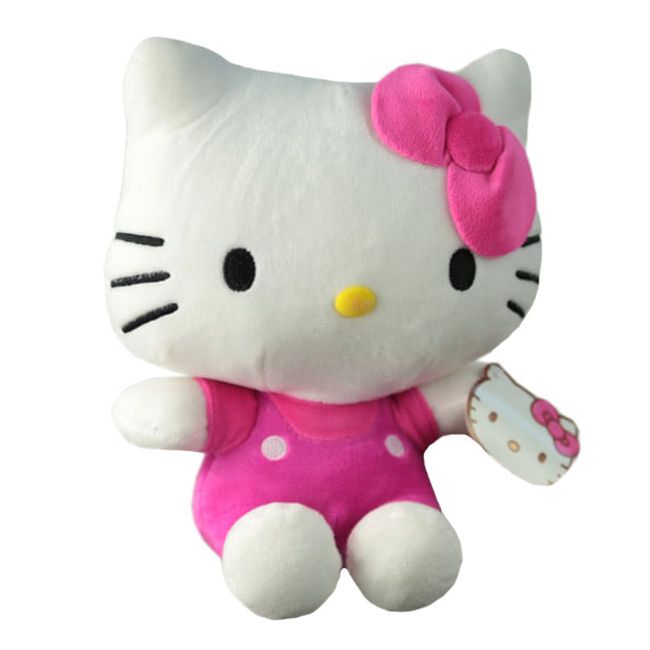 Jucarie din plus Hello Kitty Icon, Roz, 22 cm