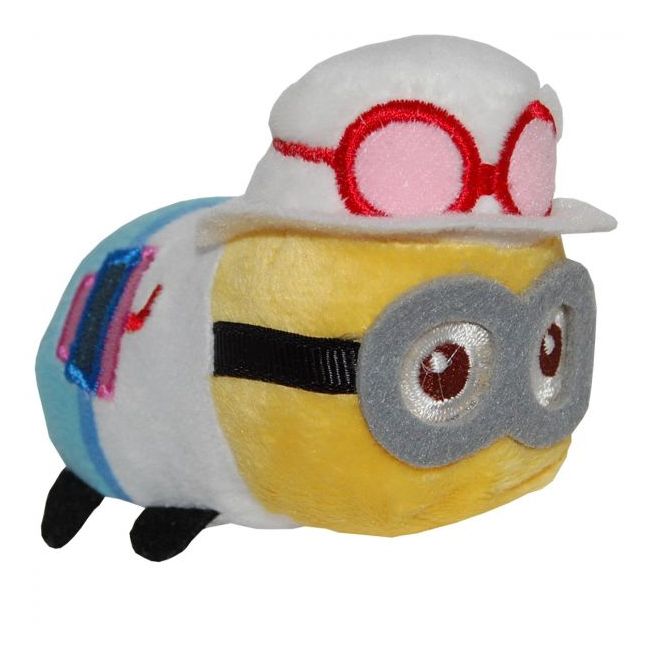 Jucarie din plus Mini Minions cu palarie, 9 cm