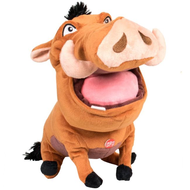 Jucarie din plus cu sunete Pumbaa, Lion King, 28 cm