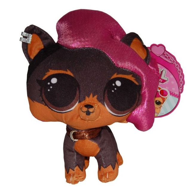 Jucarie din plus si material textil Ruff Rocker, L.O.L. Surprise! Pets, 20 cm