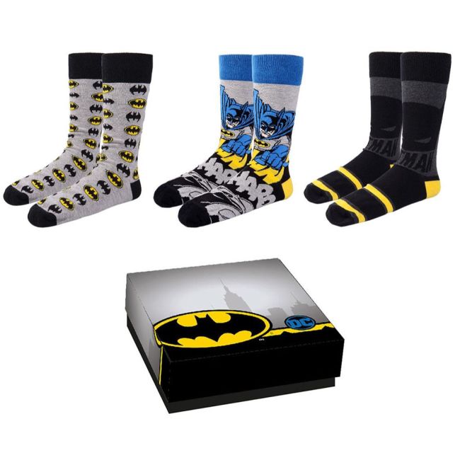 Set 3 perechi sosete Batman 36/41