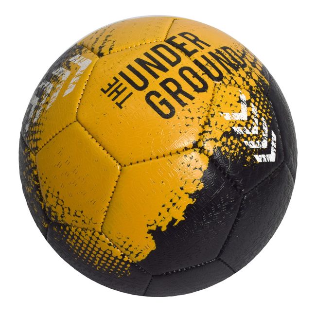 Minge de fotbal Ronaldinho, marimea 5, negru/galben