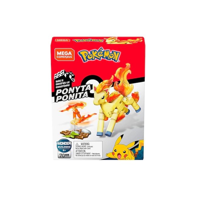Set Constructie Pokemon â Ponyta, 70 Piese