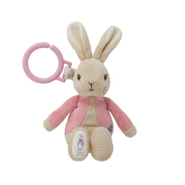 Flopsy Rabbit | Jucarie atasabila din plus cu vibratii, 22 cm