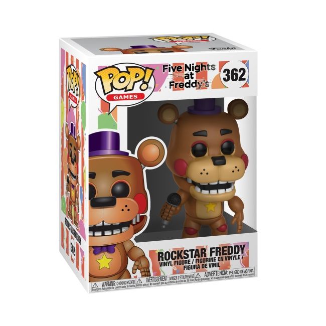 Figurina din vinil Rockstar Freddy, Five Nights at Freddy's, 11.5 cm