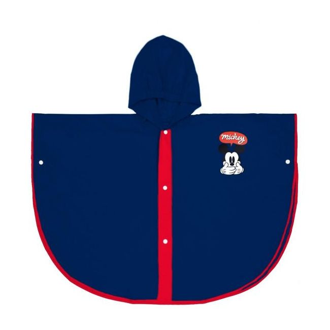 Pelerina de ploaie tip poncho, Michey Mouse, Bleumarin, 3 - 4 ani