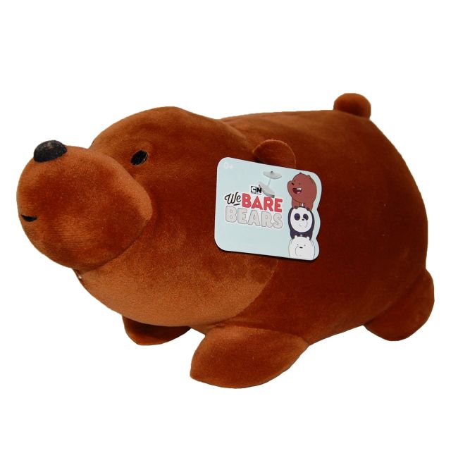 Jucarie din plus spandex Grizzly Alert, We Bare Bears, 26 cm