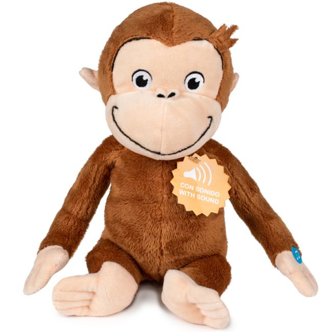 Jucarie din plus cu sunete Curious George, 24 cm