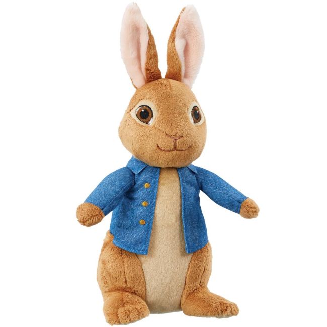Jucarie vorbitoare din plus Peter Rabbit, 30 cm