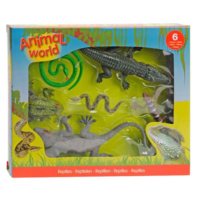 Set 6 figurine din cauciuc - Reptile