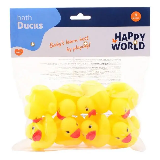 Set 8 ratuste din cauciuc pentru baie, 5.5x5.5x4 cm