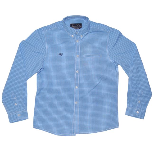Camasa bleu cu carouri (146), 9 ani / 134 cm