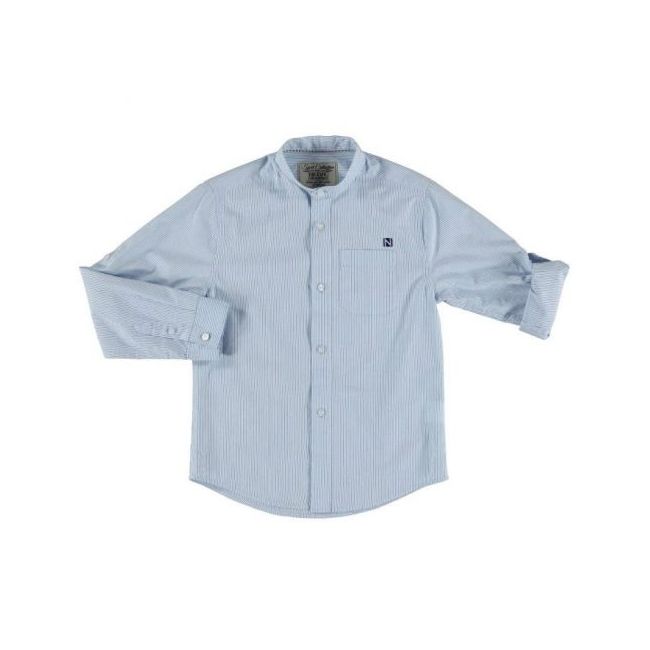 Camasa bleu cu dungi (6122), 10 ani / 140 cm