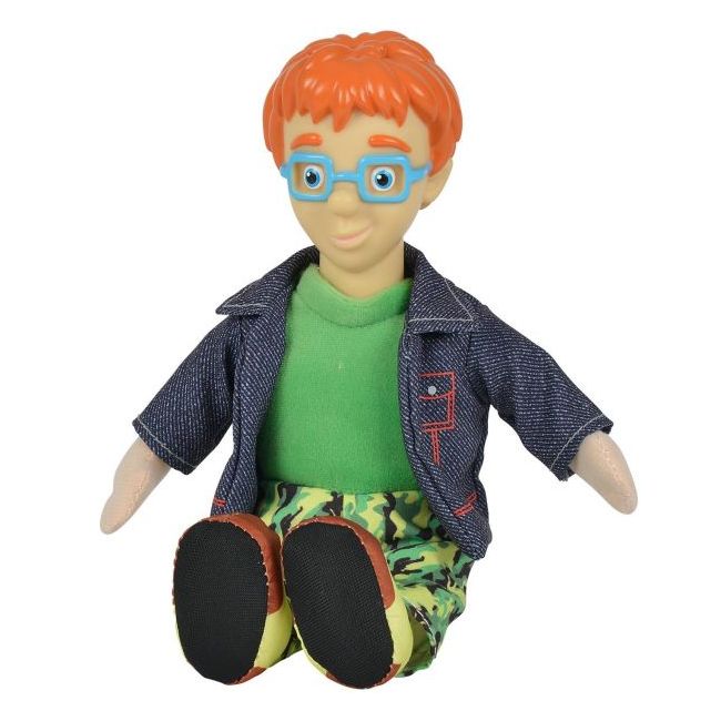 Jucarie din material textil si plastic Norman Price, Fireman Sam, 17 cm