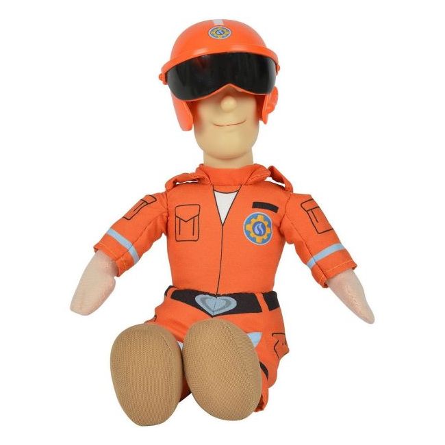 Jucarie din material textil si plastic Tom Thomas, Fireman Sam, 17 cm