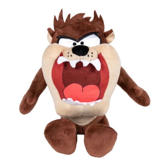 Jucarie din plus Diavolul Tasmanian sitting, Looney Tunes, 16 cm