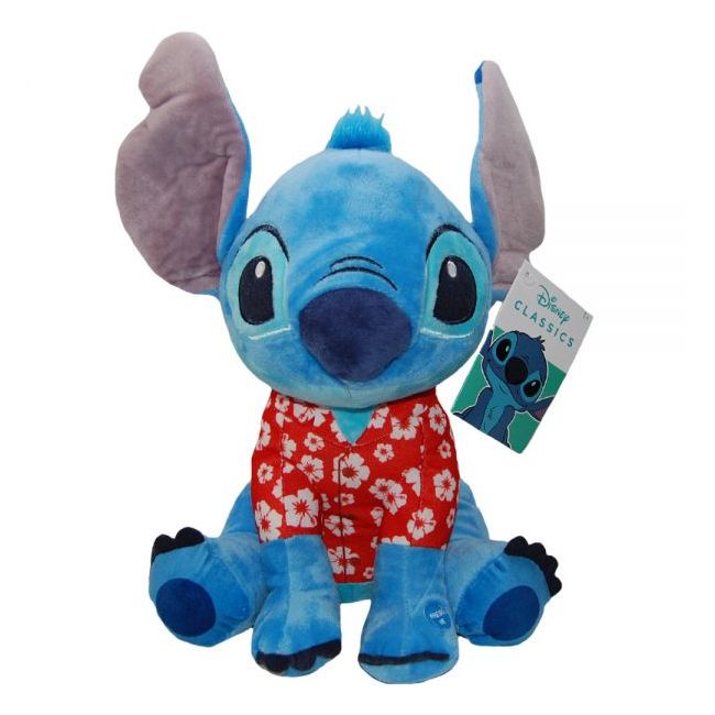 Jucarie din plus cu sunete Stitch Hawaii, Lilo & Stitch, 28 cm