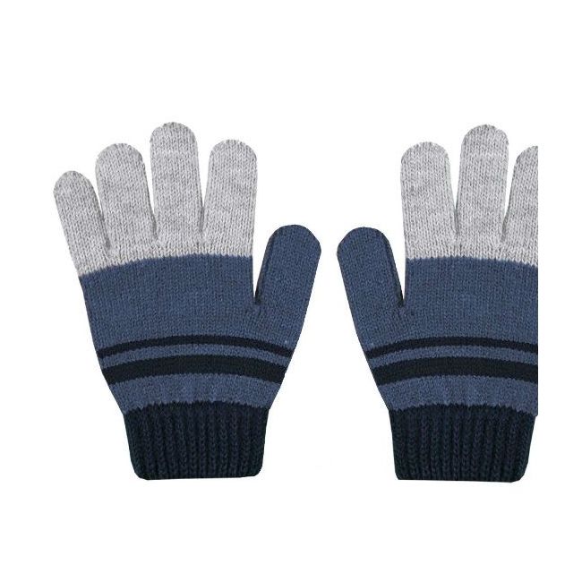 Manusi cu degete (10151), Albastru/Gri, XL