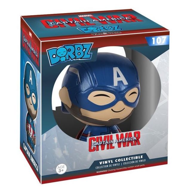 Figurina din vinil Captain America, 7.5 cm