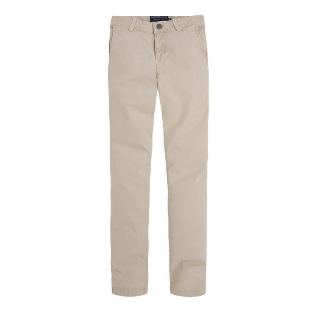 Pantaloni bej din doc (6521), 12 ani / 152 cm
