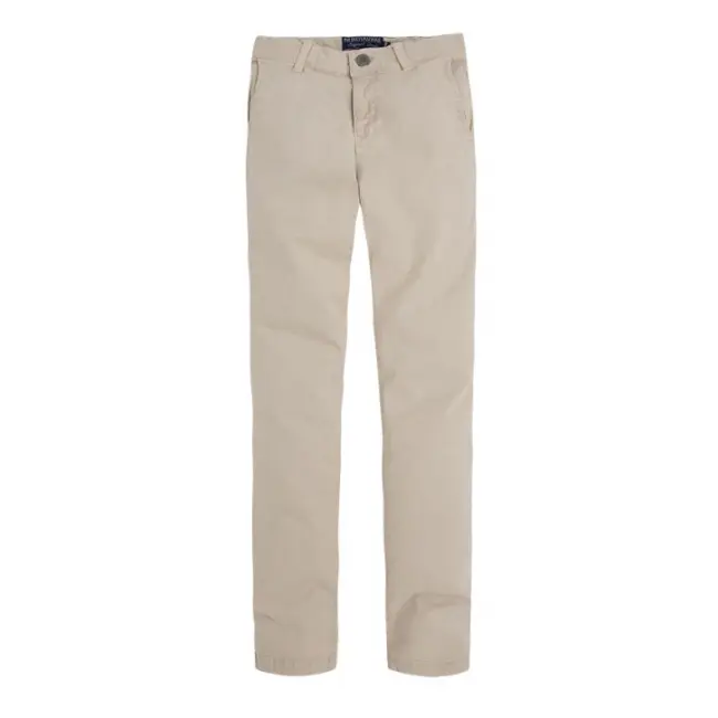 Pantaloni bej din doc (6521), 12 ani / 152 cm