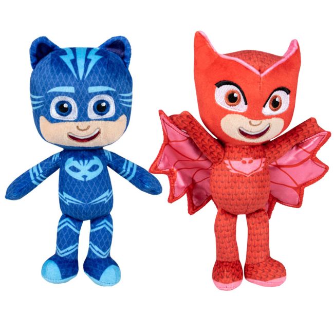 Set 2 jucarii din plus Catboy & Owlette 32 cm, PJ Masks