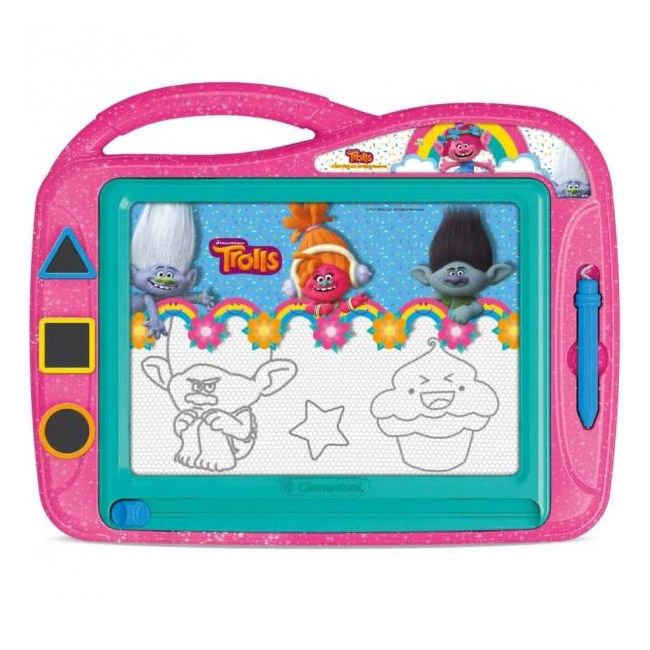 Tabla magnetica pentru desenat, Trolls, 30 x 38 cm