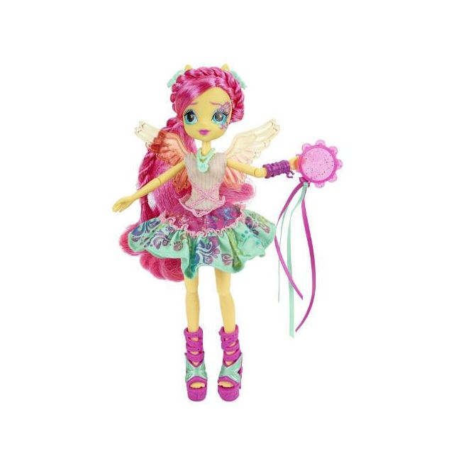 My Little Pony Equestria Girls Fluttershy cu Accesorii de Par EVShas_B1036_B1039