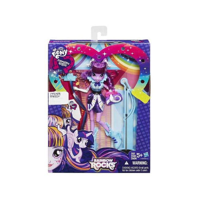 My Little Pony Equestria Girls Twilight Sparkle cu Accesorii de Par EVShas_B1036_B1037