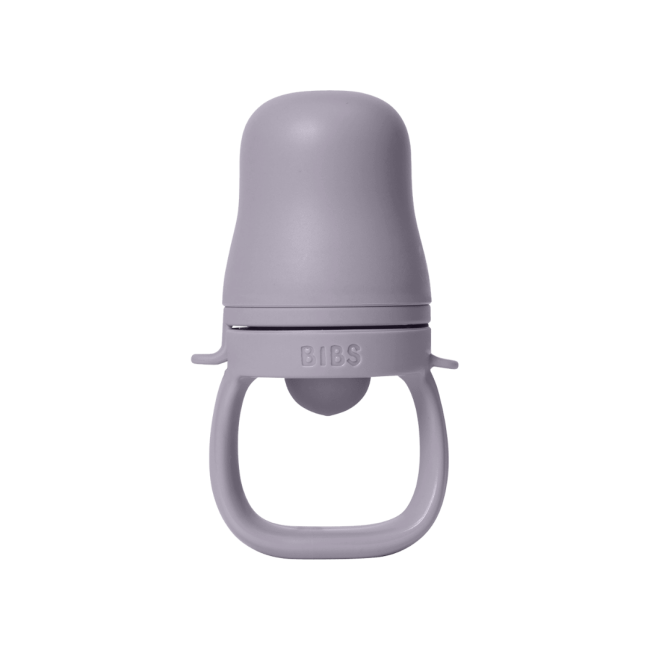 Bibs - dispozitiv de hranire baby feeder cu 2 tetine din silicon, fossil grey bbb4350303