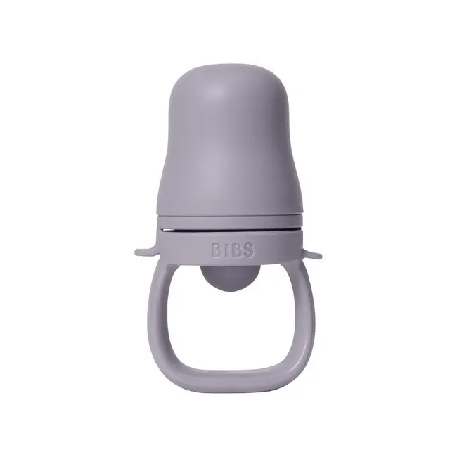 Bibs - dispozitiv de hranire baby feeder cu 2 tetine din silicon, fossil grey bbb4350303