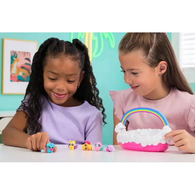 HATCHIMALS ALIVE NEON RAINBOW SET COSULET DE OUA VIV6072741