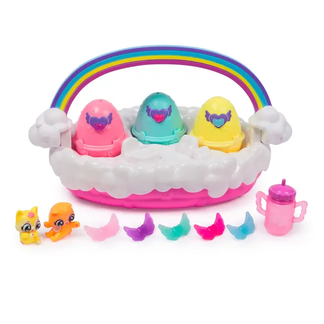 HATCHIMALS ALIVE NEON RAINBOW SET COSULET DE OUA VIV6072741