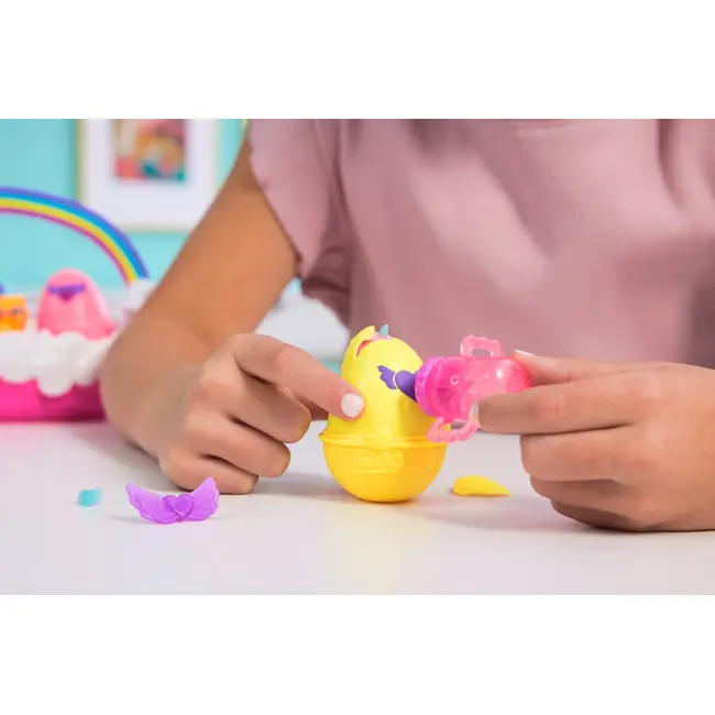 HATCHIMALS ALIVE NEON RAINBOW SET COSULET DE OUA VIV6072741