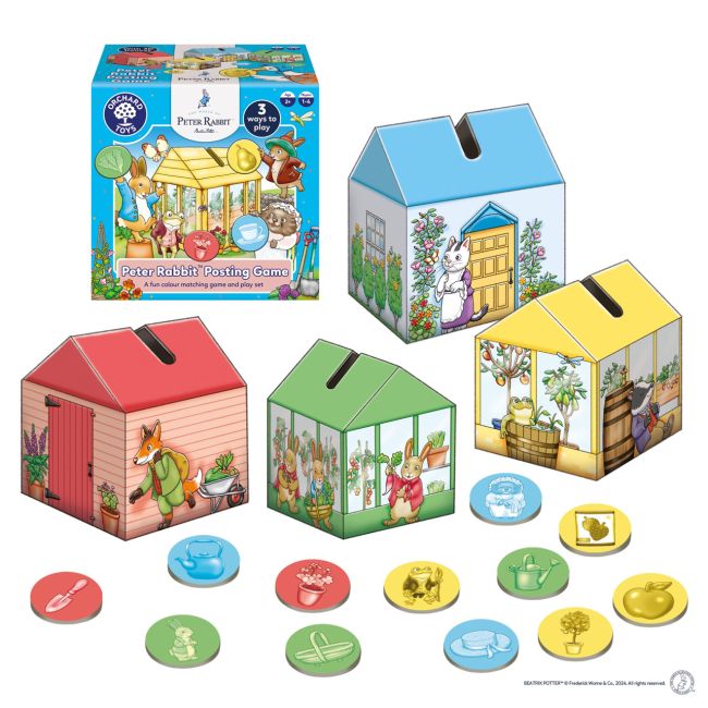Joc educativ de asociere si potrivire a culorilor peter rabbit orwpr009