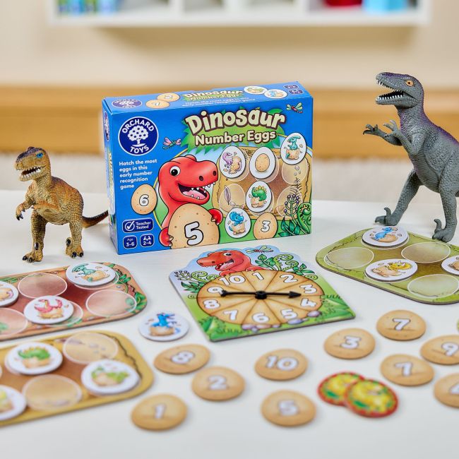 Joc educativ oua de dinozaur cu numere or130