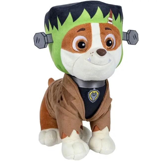 Jucarie de plus Rubble Tricks for Pups, Paw Patrol, 18 cm