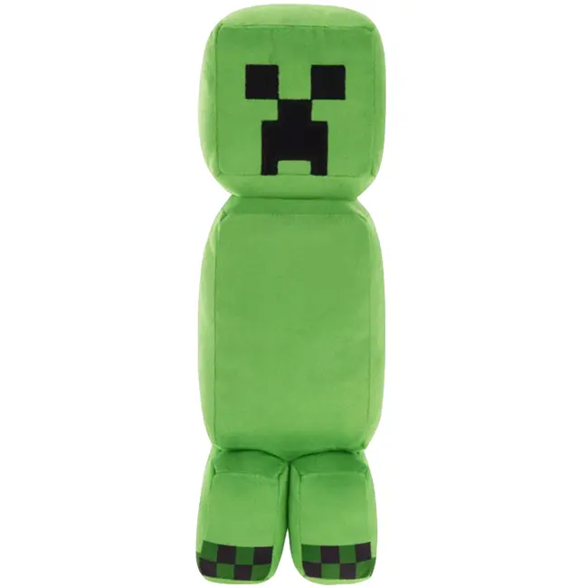 Jucarie din plus Creeper cu detalii brodate, Minecraft, 30 cm
