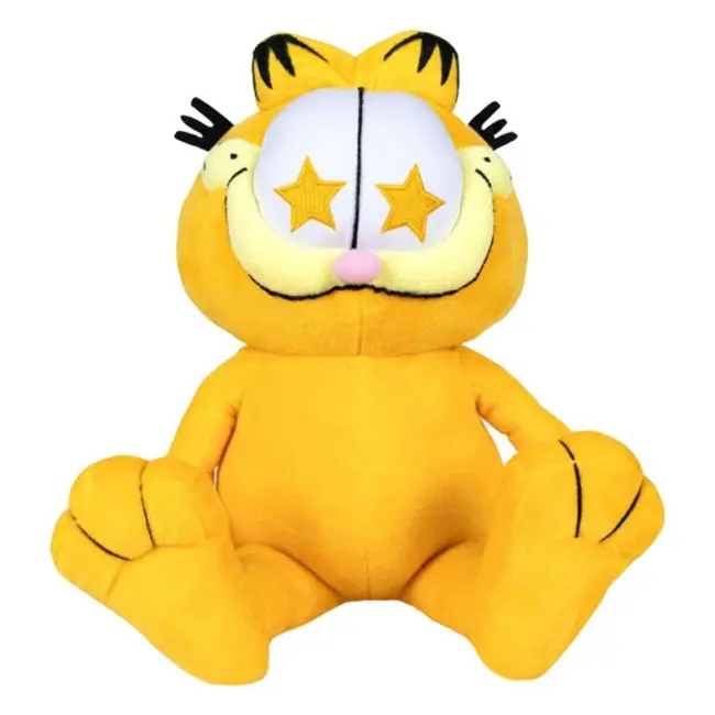 Jucarie din plus Garfield cu stelute, 25 cm asezat